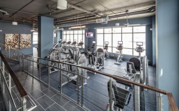 High-endurance fitness center with cardio & strength training equipment